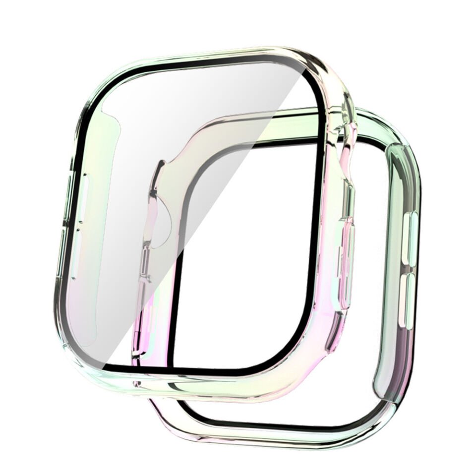 Apple Watch 10 42mm Sert PC Kasa Electroplatink Çerçeveli Ekran Koruyucu HEPTEKİLETİŞİM Watch Gard 36