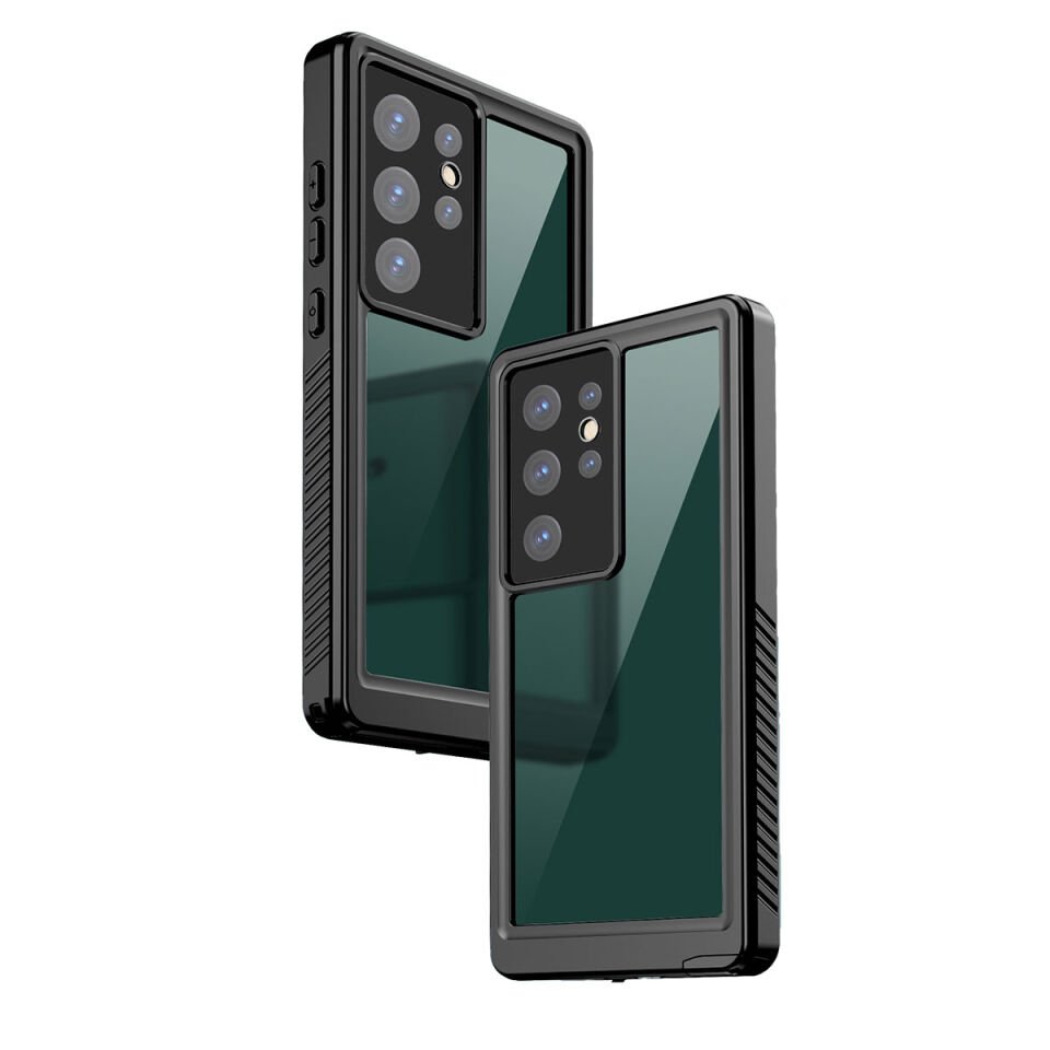 Samsung Galaxy S23 Ultra Kılıf 360 Koruma Su Geçirmez Toz Geçirmez Magsafe Wireless Kapak (SU) Siyah