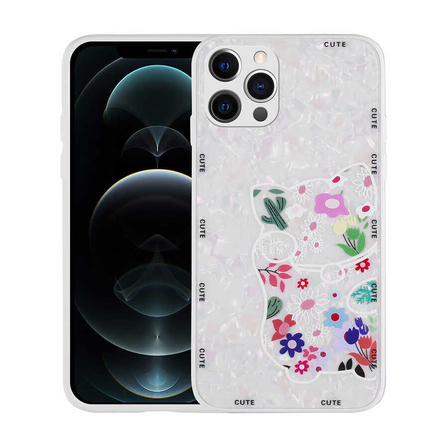 Apple iPhone 13 Pro Kılıf Desenli Sert Silikon HEPTEKİLETİŞİM Mumila Kapak