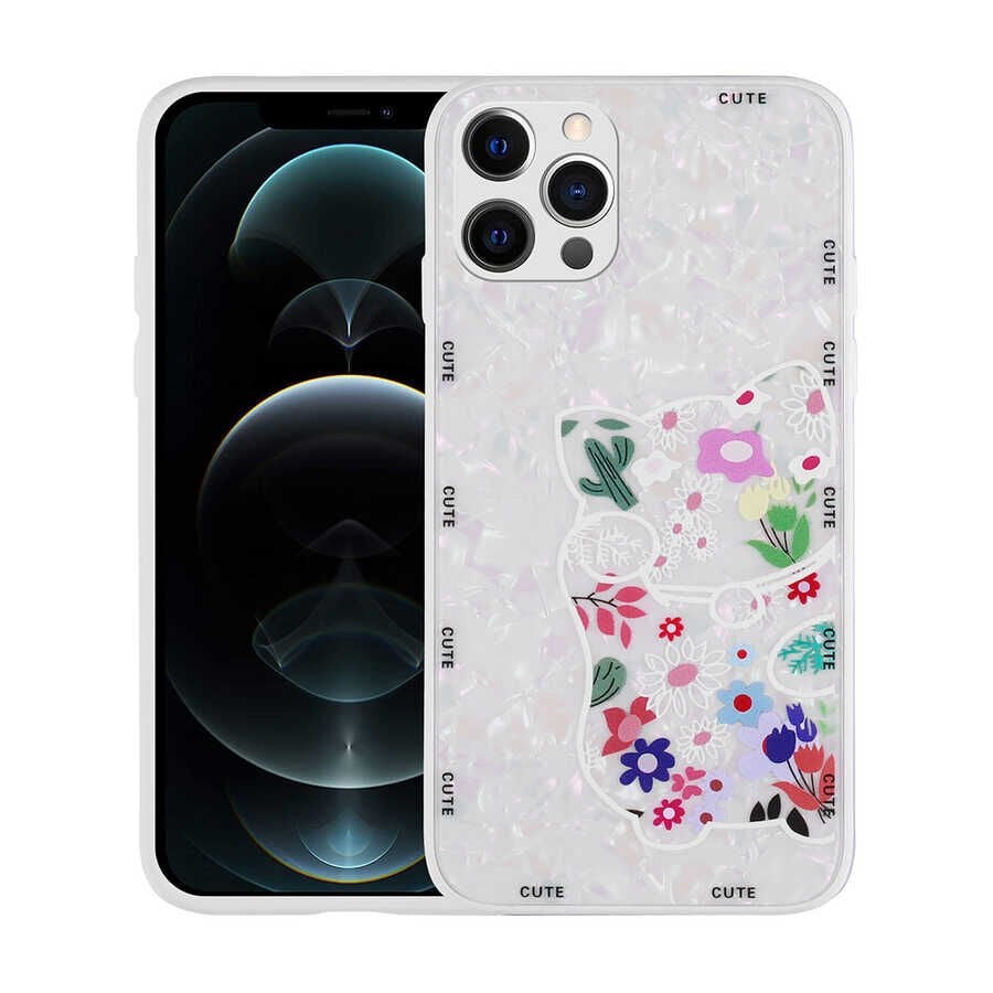 Apple iPhone 13 Pro Kılıf Desenli Sert Silikon HEPTEKİLETİŞİM Mumila Kapak