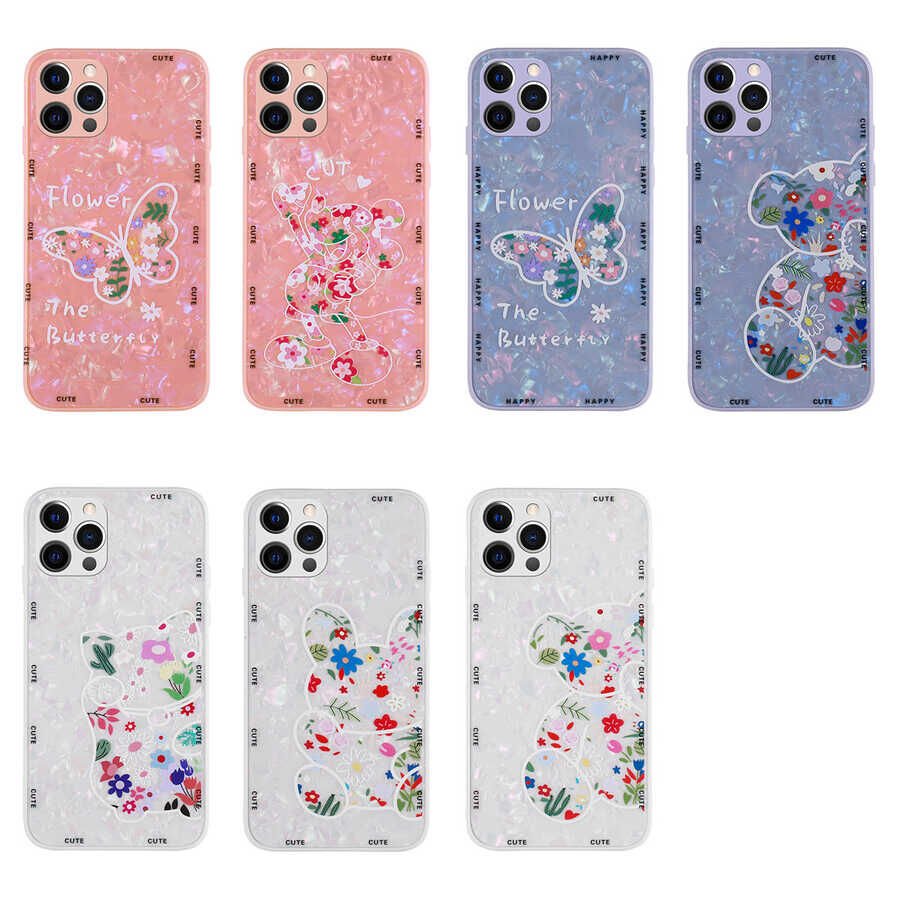 Apple iPhone 13 Pro Kılıf Desenli Sert Silikon HEPTEKİLETİŞİM Mumila Kapak