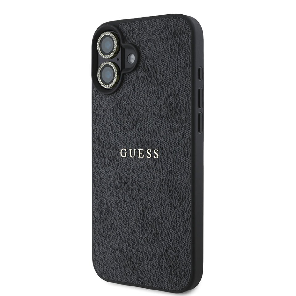 Apple iPhone 16 Plus Guess Orjinal Lisanslı Kılıf + Ekran Koruyucu + Lens Koruyucu 3in1 Aksesuar Seti