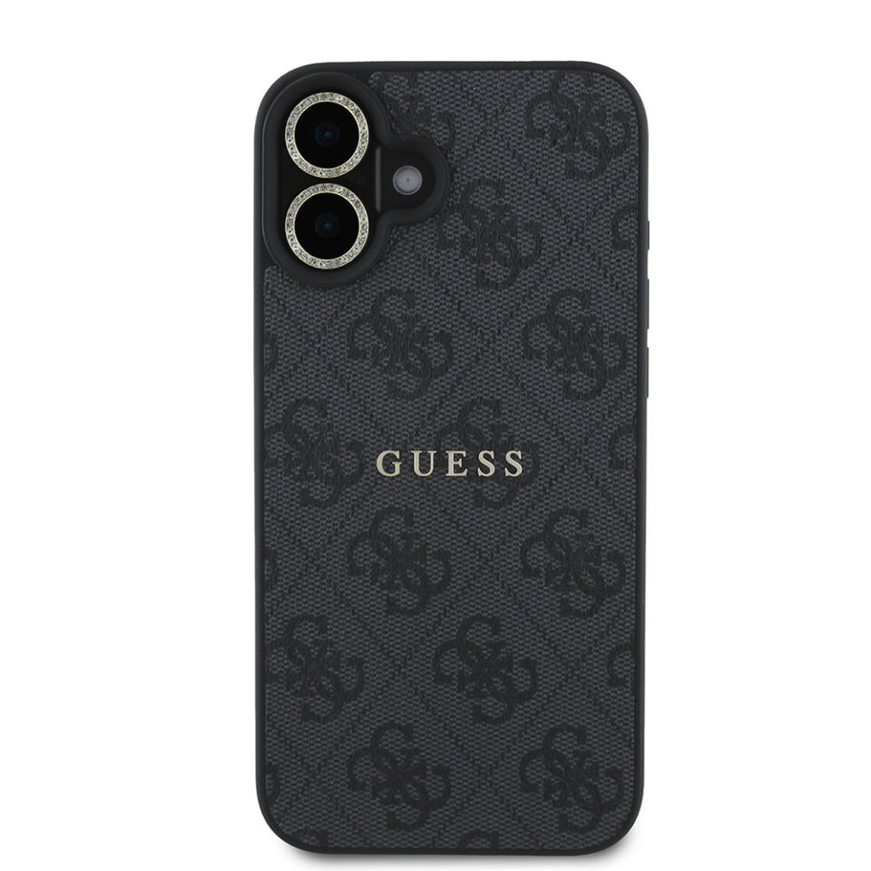 Apple iPhone 16 Plus Guess Orjinal Lisanslı Kılıf + Ekran Koruyucu + Lens Koruyucu 3in1 Aksesuar Seti