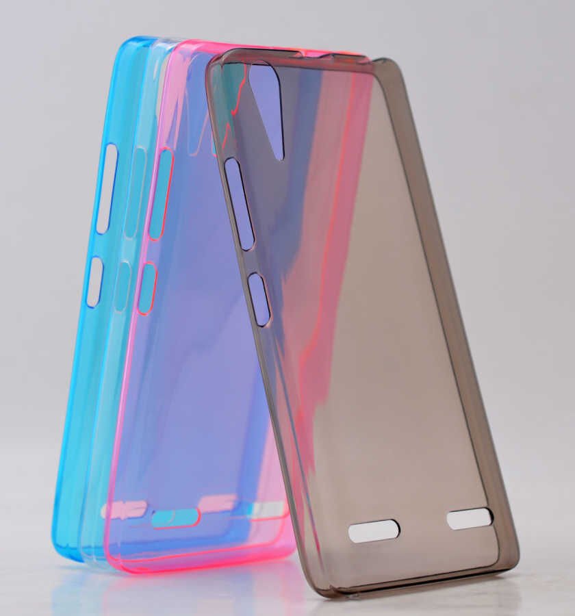Lenovo A6000 Kılıf Zore Ultra İnce Silikon Kapak 0.2 mm