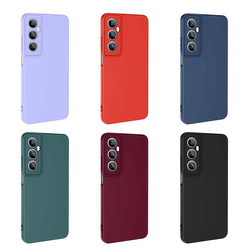 Realme C65 4G Kılıf Kadife İç Yüzey Yumuşak Dokulu Kamera Korumalı Kapak (MARA) Koyu Mor