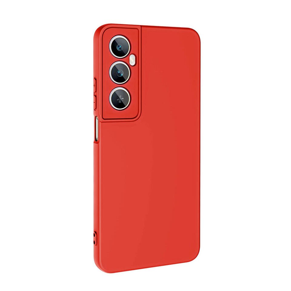 Realme C65 4G Kılıf Kadife İç Yüzey Yumuşak Dokulu Kamera Korumalı Kapak (MARA) Koyu Yeşil