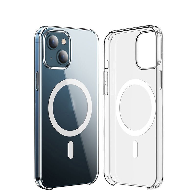 Apple iPhone 15 Plus Kılıf HEPTEKİLETİŞİM Wireless Şarj Özellikli Şeffaf Orjin Kapak