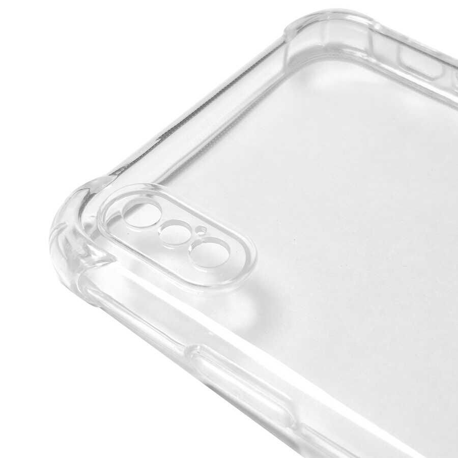 Apple iPhone X Kılıf HEPTEKİLETİŞİM Kamera Korumalı Nitro Anti Shock Silikon