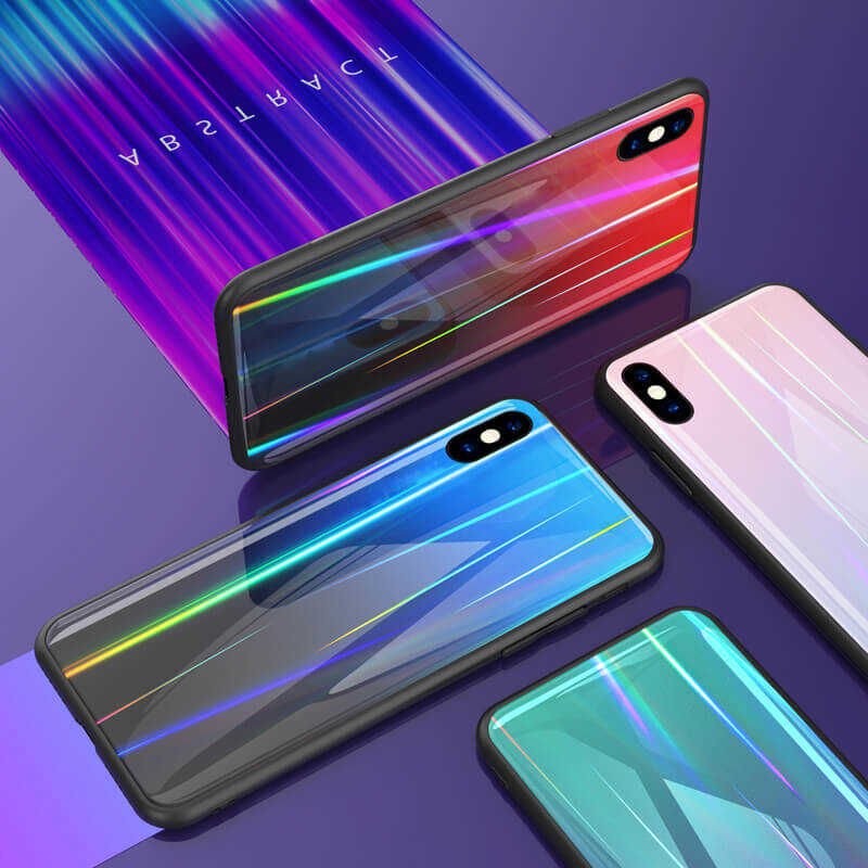 Apple iPhone XS 5.8 Kılıf HEPTEKİLETİŞİM Friz Cam Kapak