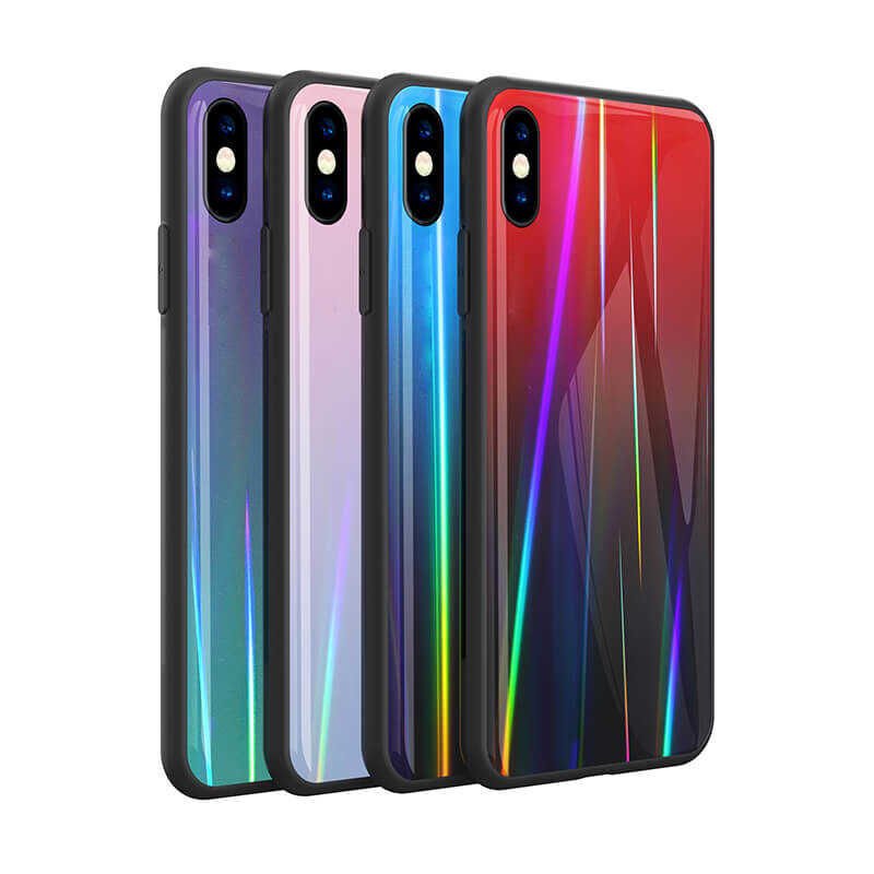 Apple iPhone XS 5.8 Kılıf HEPTEKİLETİŞİM Friz Cam Kapak