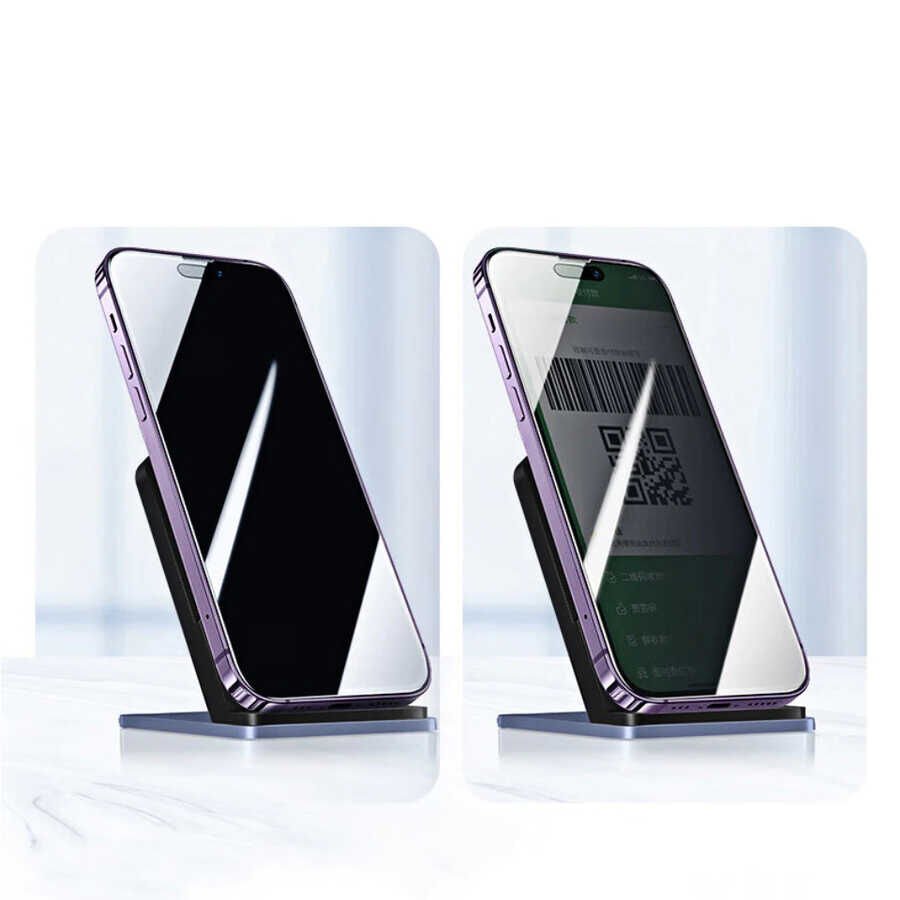 Apple iPhone 15 HEPTEKİLETİŞİM Kor Privacy Cam Ekran Koruyucu