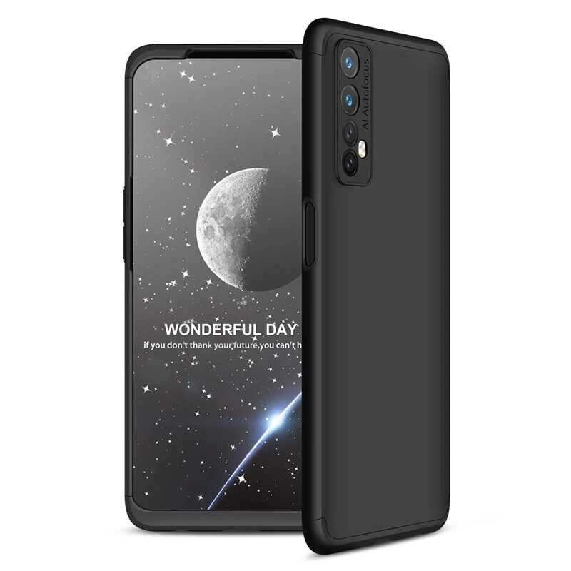 Realme 7 Kılıf 360 Tam Koruma Ön Ve Arka Sert Mika Kapak Orjinal Ays Gkk Kapak Kırmızı
