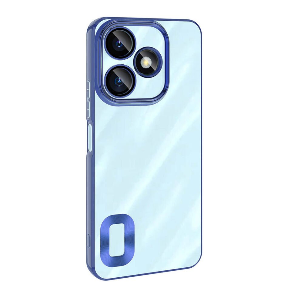 Xiaomi Redmi 13 4G Kılıf Kamera Lens Korumalı Parlak Kenarlı Kapak (OMEGA) Siyah