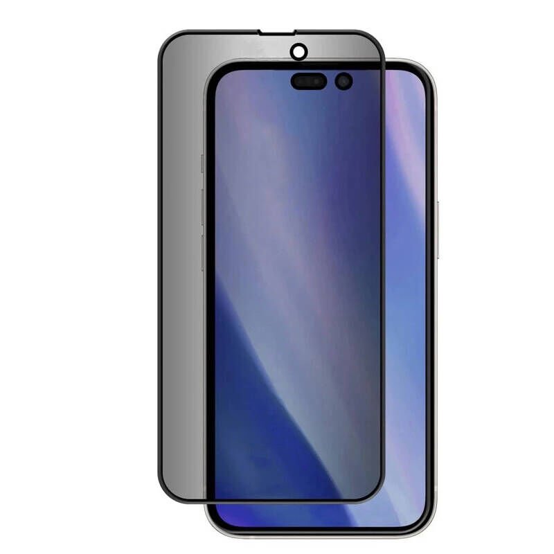 Apple iPhone 15 Pro Max HEPTEKİLETİŞİM Kor Privacy Cam Ekran Koruyucu