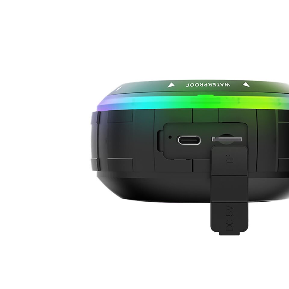 Lenyes S223 RGB Işıklı Askı Aparatlı Mini Bluetooth Speaker Hoparlör v5.3