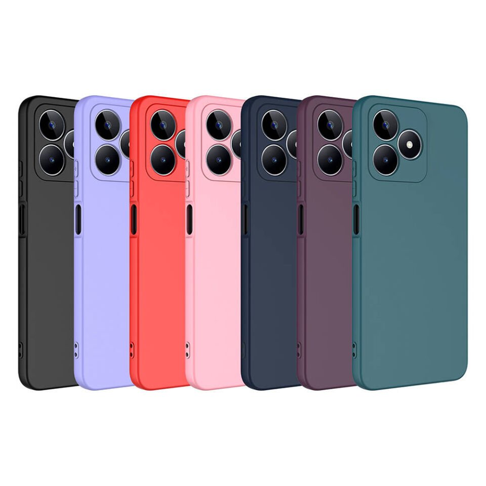 Realme Note 50 Kılıf Kadife İç Yüzey Yumuşak Dokulu Kamera Korumalı Kapak (MARA) Siyah