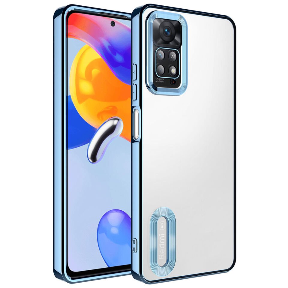 Xiaomi Redmi Note 12 Pro 4G Kılıf Kamera Korumalı Logo Gösteren HEPTEKİLETİŞİM Omega Kapak