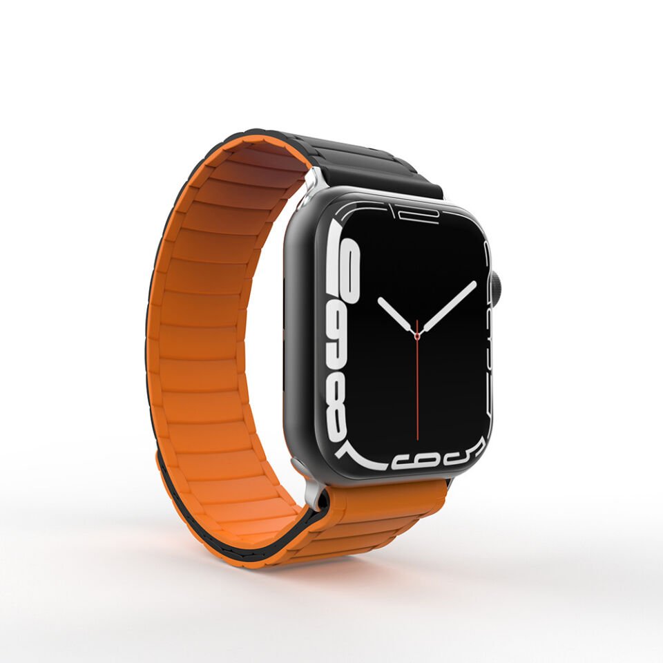 Apple Watch 7 45mm HEPTEKİLETİŞİM KRD-122 Silikon Kordon Strap Kayış