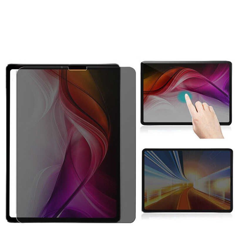 Apple iPad Pro 11 2020 (2.Nesil) HEPTEKİLETİŞİM Tablet Privacy Temperli Cam Ekran Koruyucu