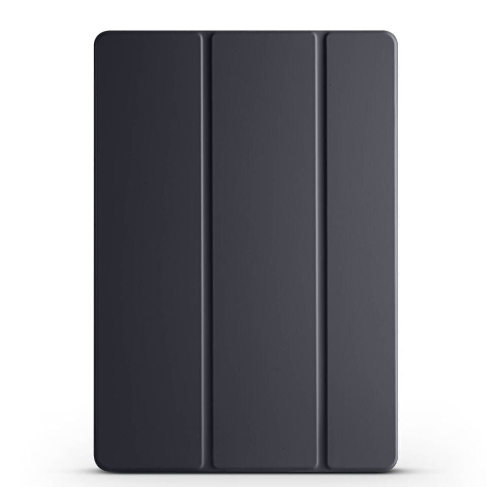 Lenovo Tab P12 TB370FU Tablet (ZACH0125TR) 12.7 inç Kılıf Arkası Silikon Pu Deri 360 Korumalı (SC.) Siyah