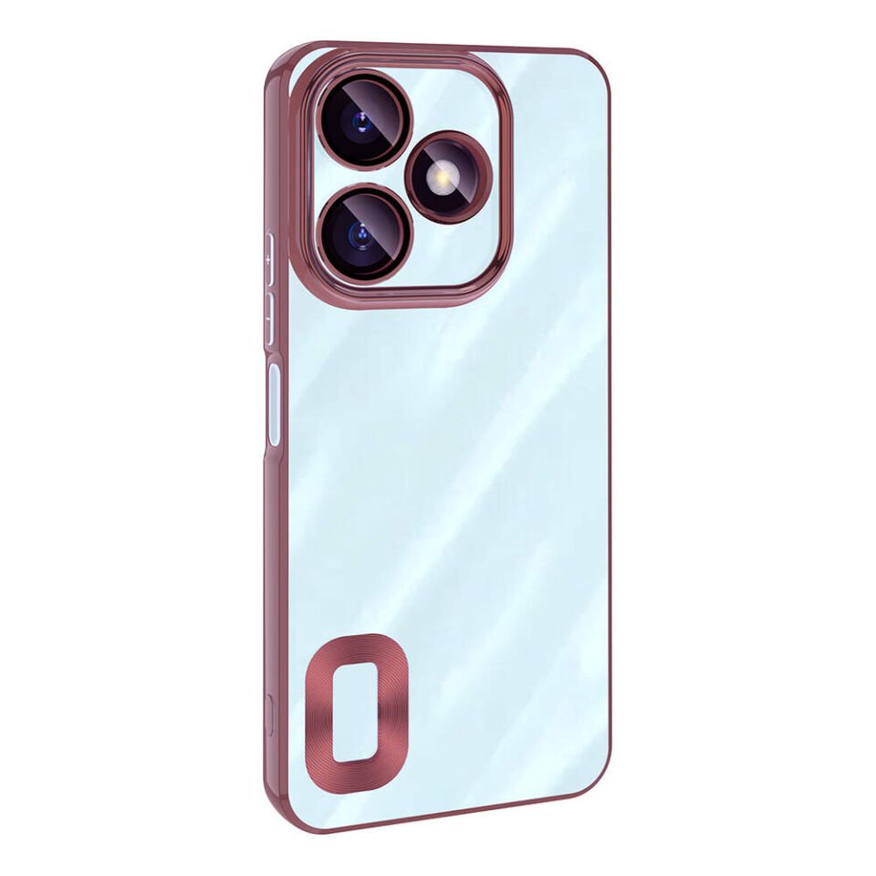 Xiaomi Redmi 13 4G Kılıf Kamera Lens Korumalı Parlak Kenarlı Kapak (OMEGA) Derin Mor