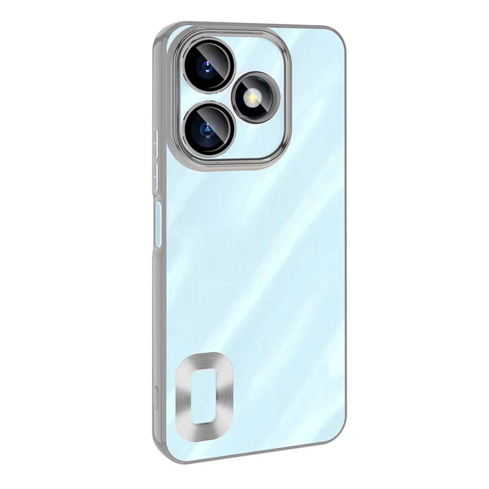 Xiaomi Redmi 13 4G Kılıf Kamera Lens Korumalı Parlak Kenarlı Kapak (OMEGA) Derin Mor