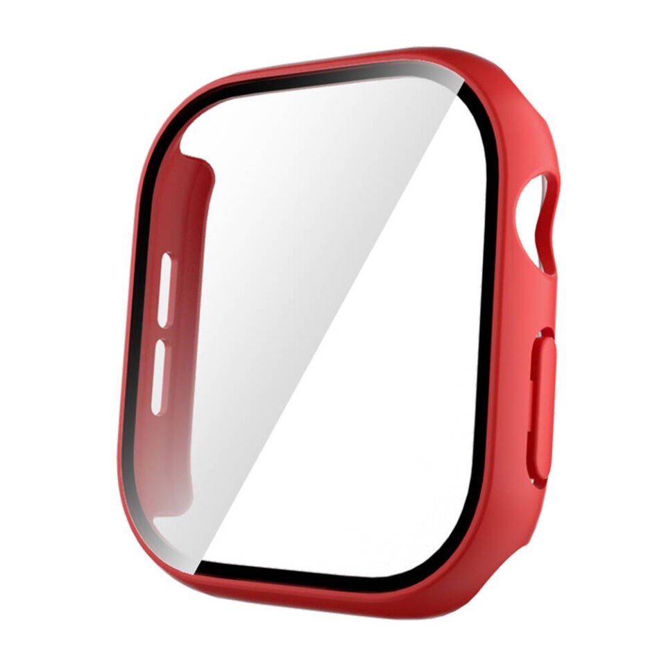 Apple Watch Serisi 10 42mm Sert PC Kasa ve Ekran Koruyucu (Gard 35) Yeşil