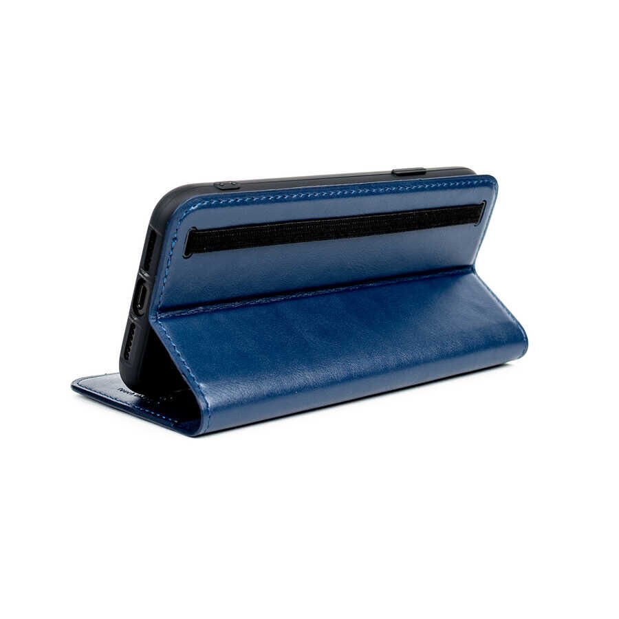 Samsung Galaxy S21 Ultra Kapaklı Kılıf Standlı 360 Tam Korumalı Kadife İç Yüzeyli (MULTİ) Gold