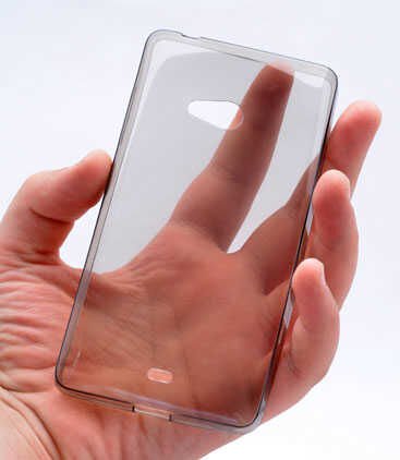 Nokia Lumia 540 Kılıf Zore Ultra İnce Silikon Kapak 0.2 mm