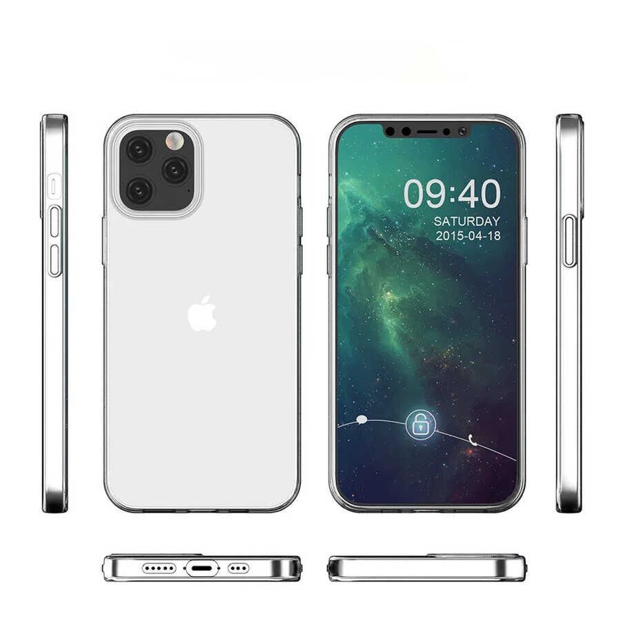 Apple iPhone 12 Pro Kılıf HEPTEKİLETİŞİM Süper Silikon Kapak