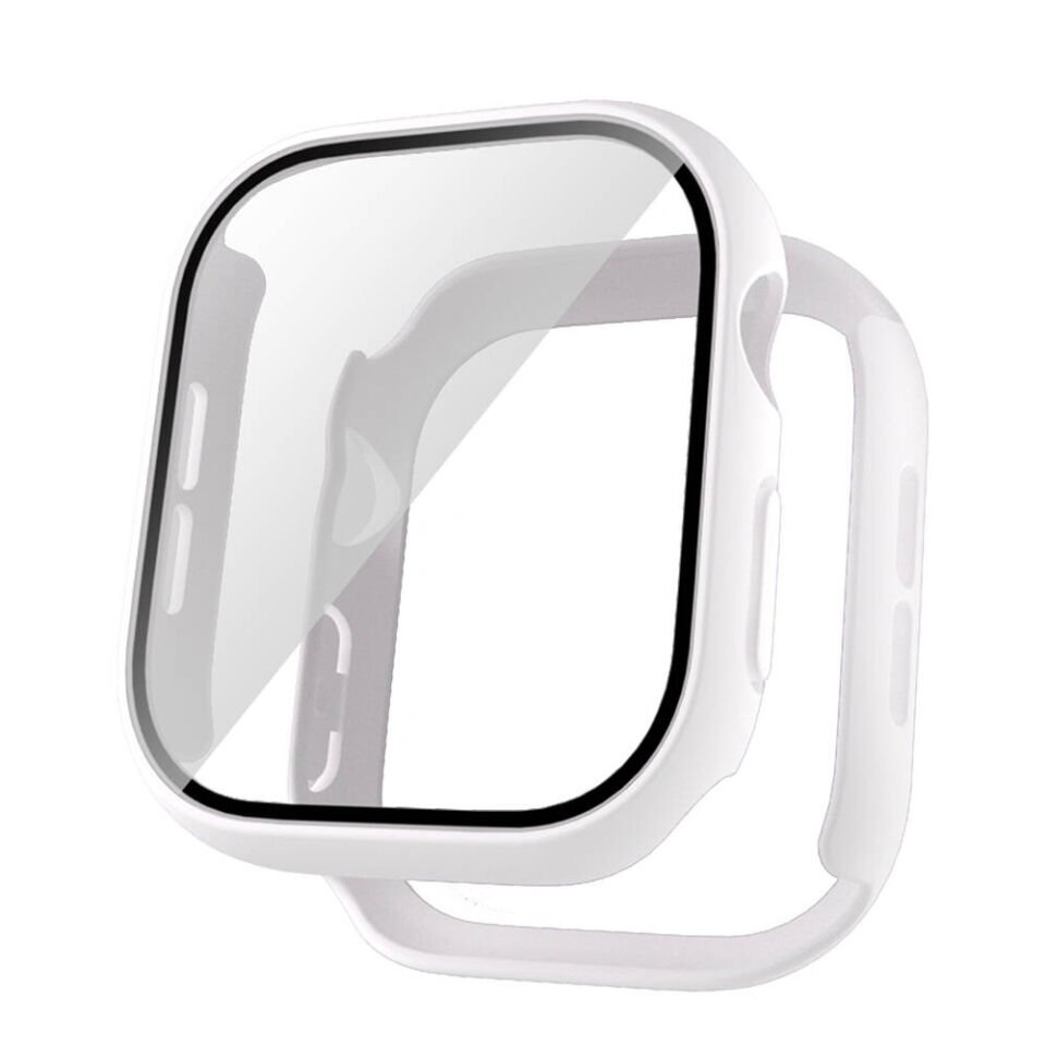 Apple Watch Serisi 10 46mm Sert PC Kasa ve Ekran Koruyucu (Gard 35) Pembe
