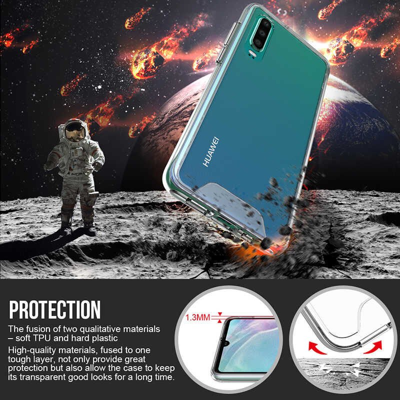Huawei P30 Kılıf HEPTEKİLETİŞİM Gard Silikon