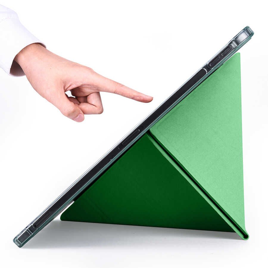 Apple iPad Pro 11 2020 (2.Nesil) Kılıf HEPTEKİLETİŞİM Tri Folding Kalem Bölmeli Standlı Kılıf