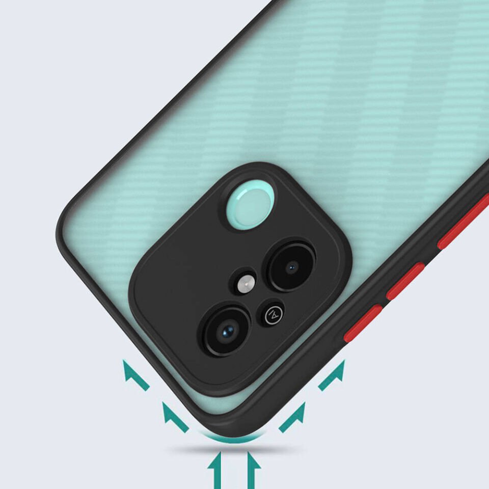 Xiaomi Redmi 12C Kılıf HEPTEKİLETİŞİM Hux Kapak