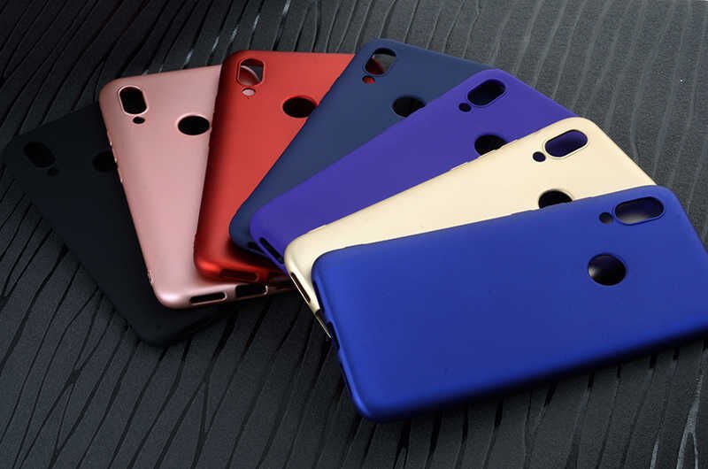 Xiaomi Redmi 7 Kılıf Yumuşak Dokulu Soft Esnek İnce Mat Renkli Silikon Kapak (PREMİER) Mürdüm