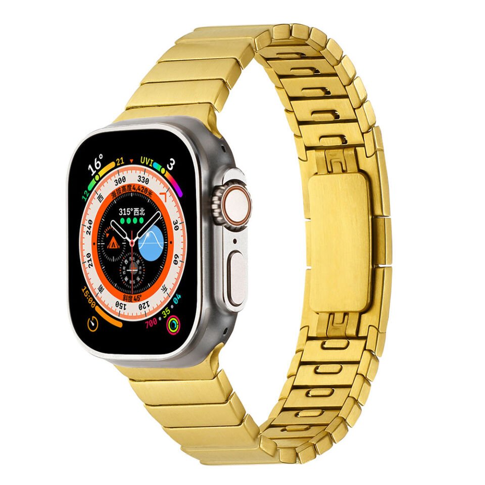 Apple Watch 7 45mm HEPTEKİLETİŞİM KRD-82 Metal Kordon