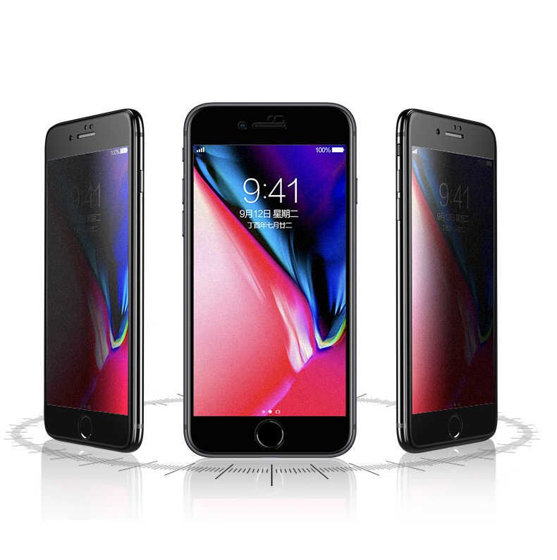 Apple iPhone 8 HEPTEKİLETİŞİM Anti-Dust Mat Privacy Temperli Ekran Koruyucu