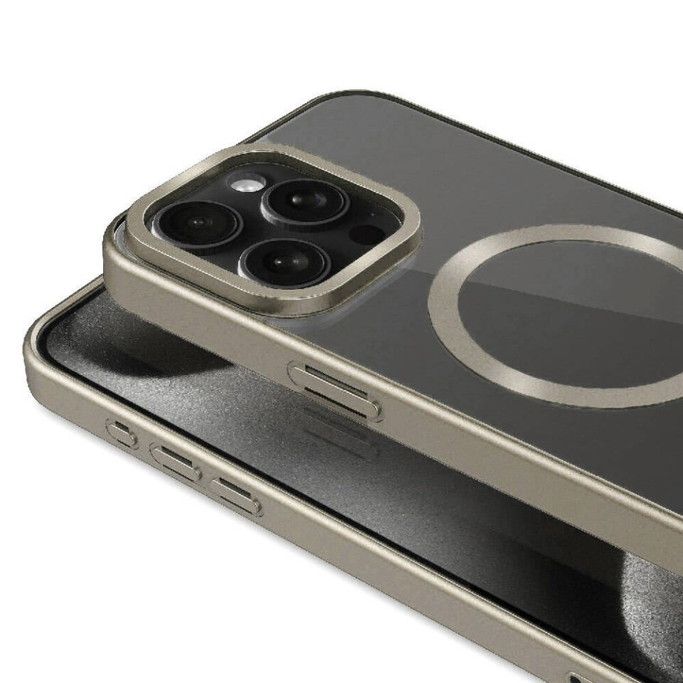 Apple iPhone 15 Pro Max Kılıf Mat Tasarımlı Magsafe Wireless Şarj Özellikli HEPTEKİLETİŞİM Mat Setro Kapak