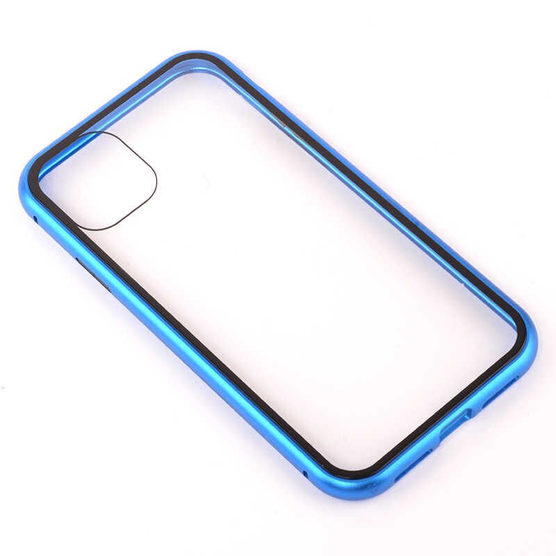 Apple iPhone 11 Kılıf HEPTEKİLETİŞİM Devrim Mıknatıslı Cam Kapak