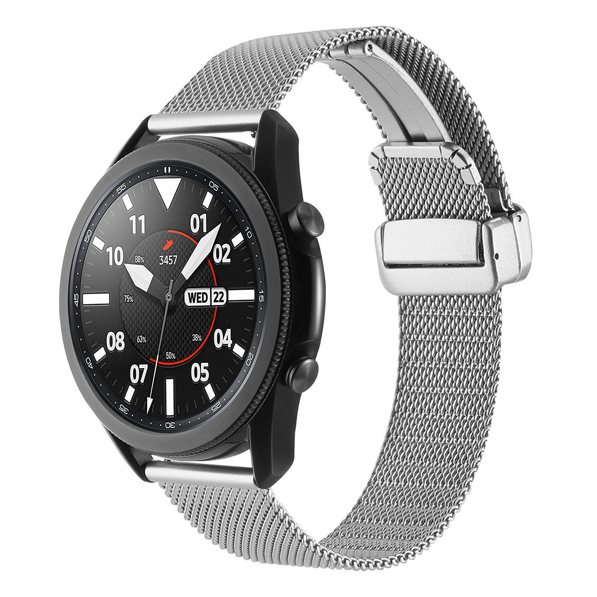Samsung Galaxy Watch 46mm HEPTEKİLETİŞİM KRD-85 22mm Metal Kordon