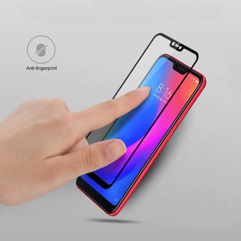 Xiaomi Redmi Note 6 Pro HEPTEKİLETİŞİM Kenarları Kırılmaya Dayanıklı Cam Ekran Koruyucu