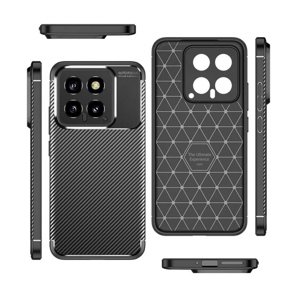 Xiaomi Mi 14 Kılıf HEPTEKİLETİŞİM Negro Silikon Kapak
