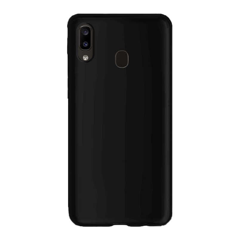 Samsung Galaxy A20 Sililkon Mat Soft Yüzeyli Kapak (NEVA) Siyah