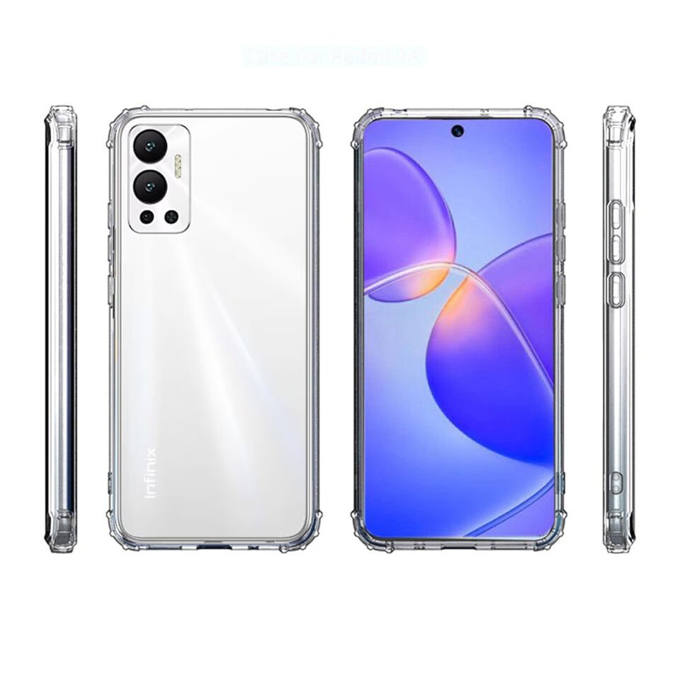 İnfinix Hot 12 Kılıf HEPTEKİLETİŞİM 2mm Anti Shock Silikon