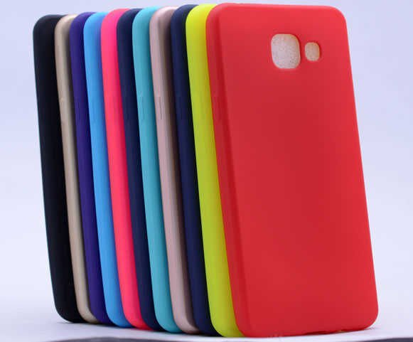 Samsung Galaxy A3 2016 Kılıf Yumuşak Dokulu Soft Esnek İnce Mat Renkli Silikon Kapak (PREMİER) Saks Mavi