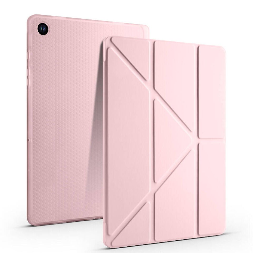 Samsung Galaxy Tab A9 Plus 11 Inç Kılıf Kalem Bölmeli Standlı Kılıf (TR) Siyah