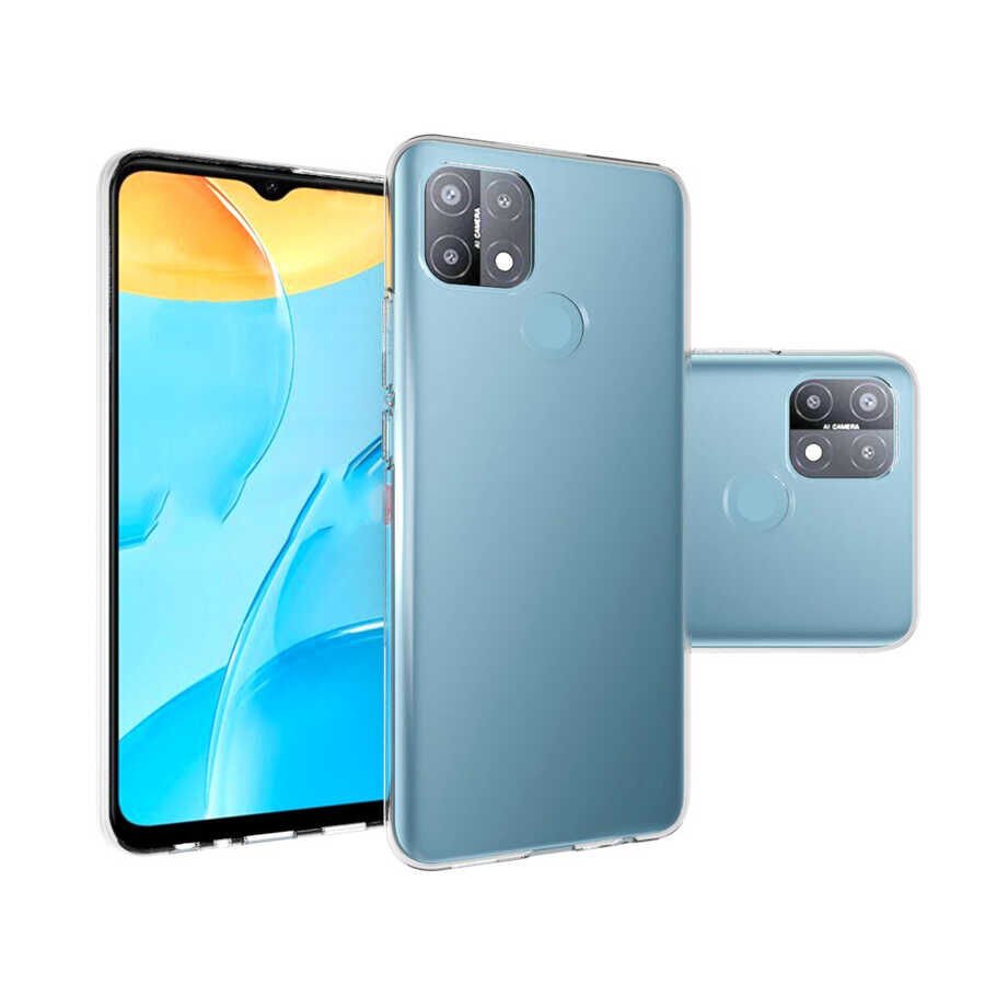 Oppo A15S Kılıf HEPTEKİLETİŞİM Süper Silikon Kapak