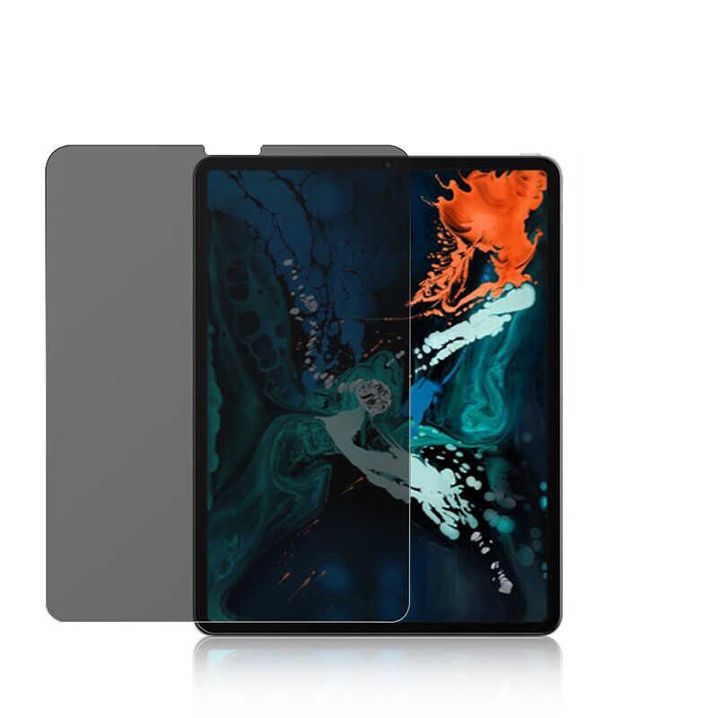 Apple iPad Pro 12.9 2018 (3.Nesil) HEPTEKİLETİŞİM Tablet Privacy Temperli Cam Ekran Koruyucu