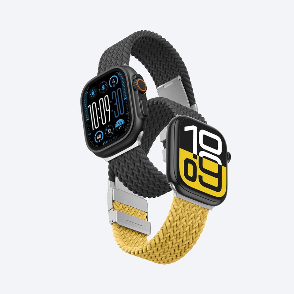 Apple Watch 10 46mm Amazingthing Glamour Blend Hasır Kordon