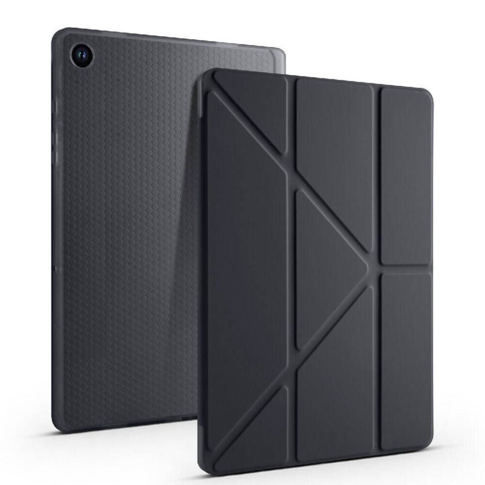 Samsung Galaxy Tab A9 Plus 11 Inç Kılıf Kalem Bölmeli Standlı Kılıf (TR) Mavi